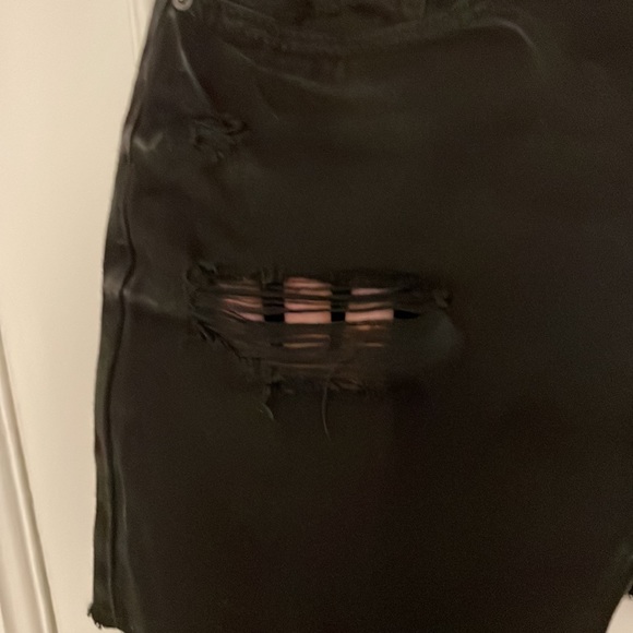 Garage black denim skirt - Picture 4 of 12